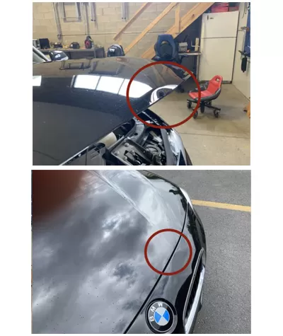 Boyasız Göçük Düzeltme Kaput ucu